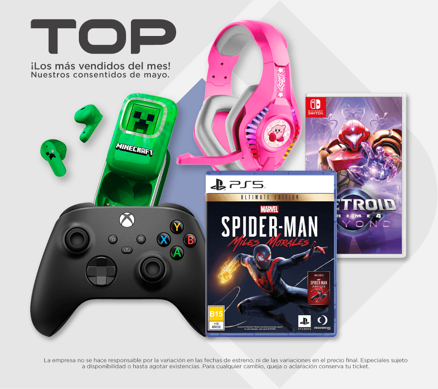 Los productos más vendidos de GameAccess