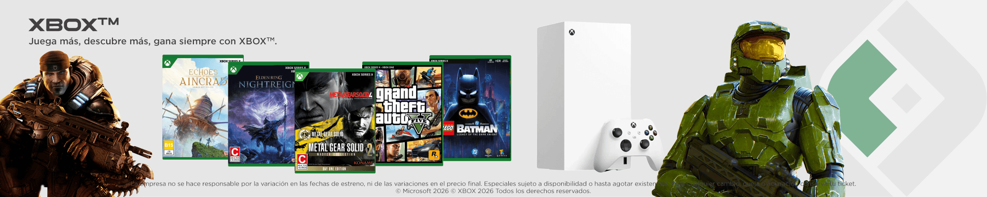 Lo mejor para Xbox