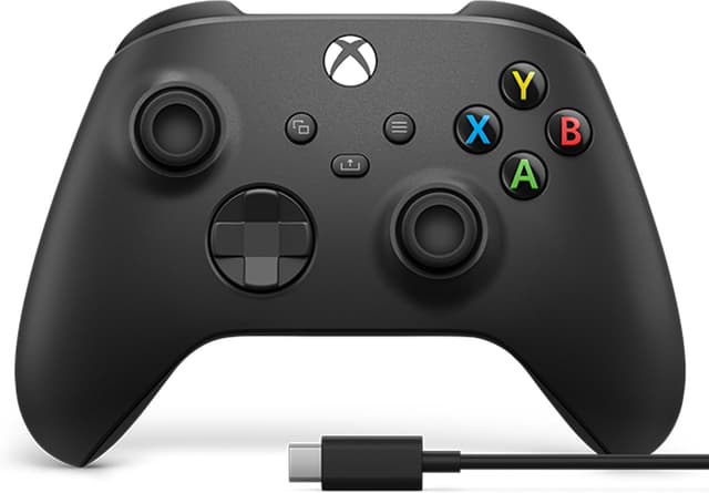 Wireless Controller Negro + Cable Usb C