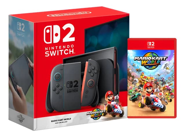 Consola Nintendo Switch 2 + Mario Kart World Fisico + Adaptador