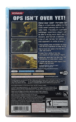 METAL GEAR SOLID PORTABLE OPS PLUS - 3
